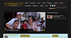 Desktop Screenshot of elimparcialdetabasco.com